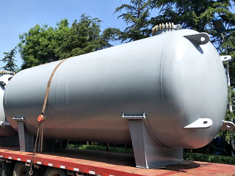 Glass-Lined Storage Tank, Horizontal Type