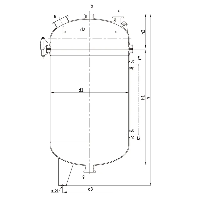 F1500L- F6300L Glass-Lined Reactor